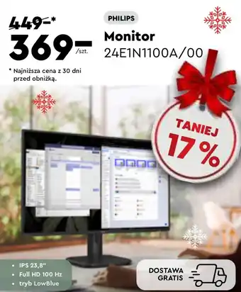 Biedronka Monitor Philips oferta