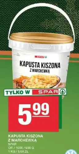 Spar KAPUSTA KISZONA Z MARCHEWKĄ oferta