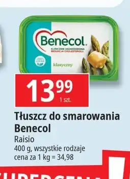 E.Leclerc Margaryna 100% roślinna Benecol Benecol raisio oferta