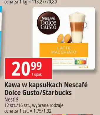 E.Leclerc Kawa Starbucks caramel macchiato oferta