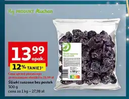 Auchan Sliwki suszone bez pestek Auchan Na Co Dzień (Logo Zielone) oferta