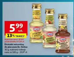 Auchan Ekstrakt naturalny wanilia bourbon z madagaskaru Dr. Oetker Ze Świata Natury oferta