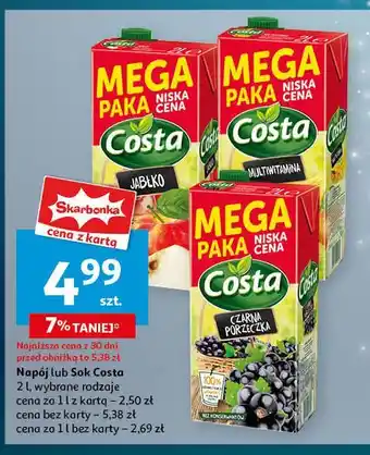 Auchan Napój multiwitamina Costa oferta