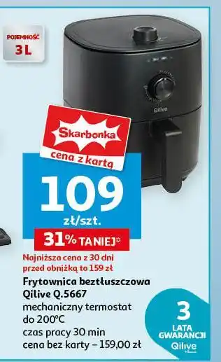 Auchan Frytkownica q.5667 Qilive oferta