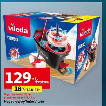 Auchan Mop obrotowy turbo Vileda oferta