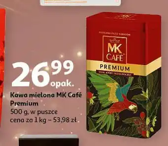 Auchan Kawa w puszce papuga Mk Cafe Premium oferta