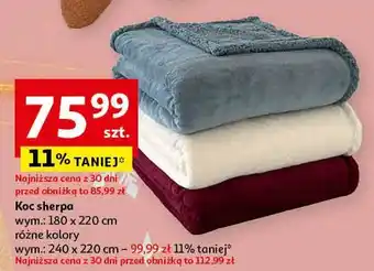 Auchan Koc sherpa 240 x 220 cm oferta