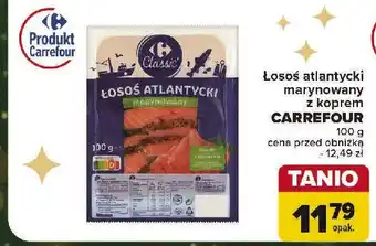 Carrefour Market Łosoś atlantycki z koprem Carrefour oferta