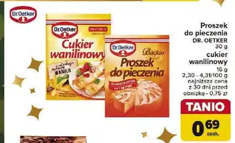 Carrefour Market Cukier wanilinowy Dr. oetker oferta