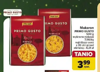 Carrefour Market Makaron fusilli Primo gusto oferta