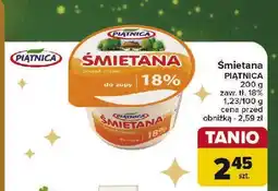 Carrefour Market Śmietana 18% Piątnica oferta