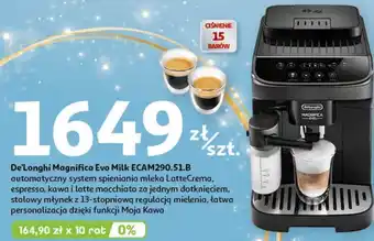 Auchan Ekspres do kawy DeLonghi oferta