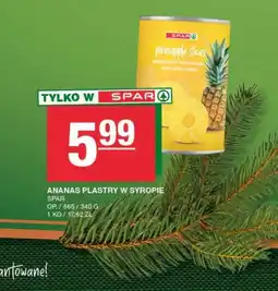 EuroSPAR Ananas w puszce oferta