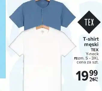 Carrefour T-shirt męski z krótkim rękawem 1 SZT oferta