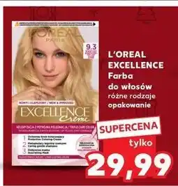 Kaufland Farba do włosów bardzo jasny blond złocisty 9.3 L'oreal Excellence Creme oferta