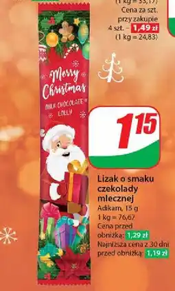 Dino Lizak czekoladowy świąteczny Adikam oferta