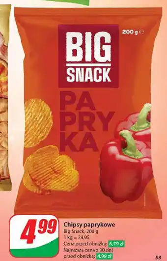 Dino Chipsy paprykowe Big Snack oferta