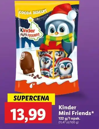 Lidl Ciastka mini friends Kinder oferta