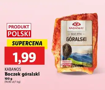 Lidl Boczek góralski Kabanos oferta