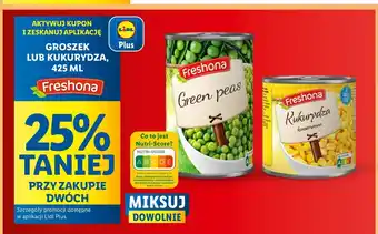 Lidl Kukurydza konserwowa supersłodka Freshona oferta