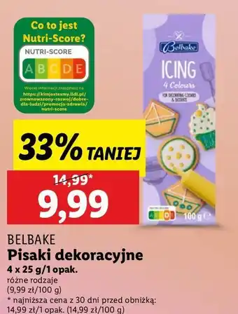 Lidl Pisaki cukrowe Belbake oferta