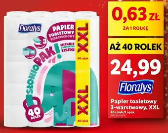 Lidl Papier toaletowy Floralys oferta