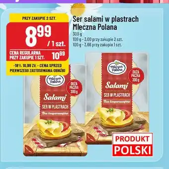 Polomarket Ser salami Mleczna polana oferta