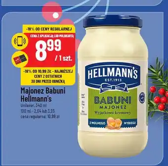 Polomarket Majonez babuni Hellmann's oferta