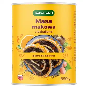 Specjał Bakalland Masa makowa z bakaliami 850 g oferta