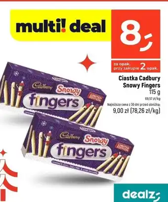 Dealz Ciastka Cadbury oferta