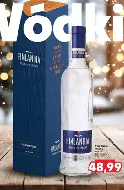 Kaufland Wódka + kartonik Finlandia Vodka Of Finland oferta