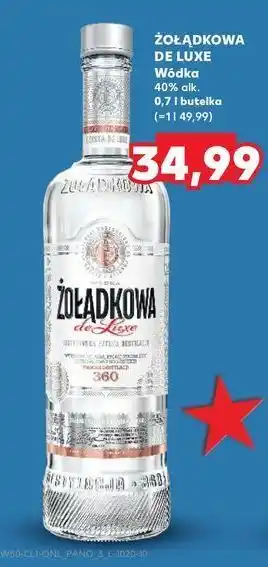 Kaufland Wódka Żołądkowa Gorzka De Luxe oferta