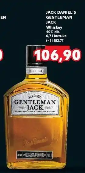 Kaufland Whiskey Jack Daniel's Gentleman oferta