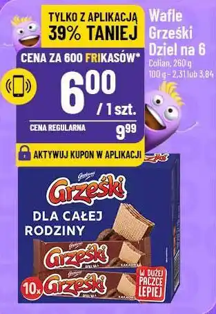 Polomarket Wafle Grześki Dziel na 6 oferta
