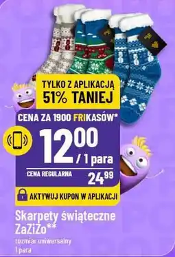 Polomarket Skarpety świąteczne ZaZiZo oferta