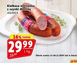 Prim Market Kiełbasa Animex oferta