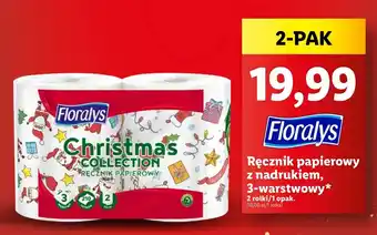 Lidl Ręcznik papierowy Floralys oferta