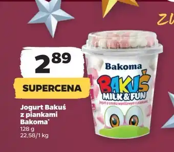 Netto Jogurt waniliowy z piankami Bakoma Bakuś Milk & Fun oferta