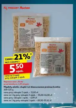 Auchan Migdały słupki Auchan oferta