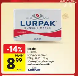 Intermarche Masło klasyczne Lurpak Lurpak arla foods oferta