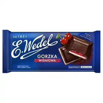 Kaufland E. Wedel Czekolada gorzka wiśniowa 100 g oferta