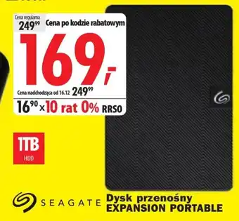 Media Expert Dysk hdd Seagate oferta