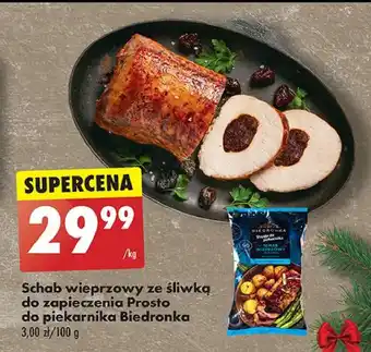 Biedronka Schab wieprzowy ze śliwką Biedronka Prosto Do Piekarnika oferta