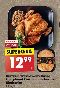 Biedronka Kurczak faszerowany kaszą i grzybami Biedronka Prosto Do Piekarnika oferta