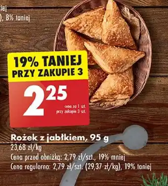 Biedronka Rożek z jabłkiem oferta