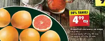 Biedronka Grapefruit czerwony oferta