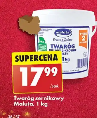 Biedronka Twaróg 3-krotnie mielony Maluta oferta