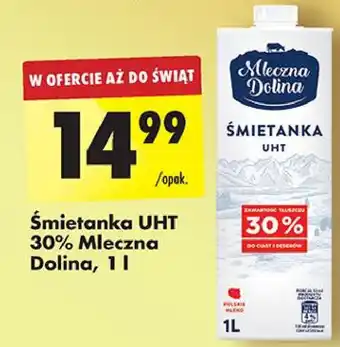 Biedronka Śmietanka 30% Mleczna Dolina oferta