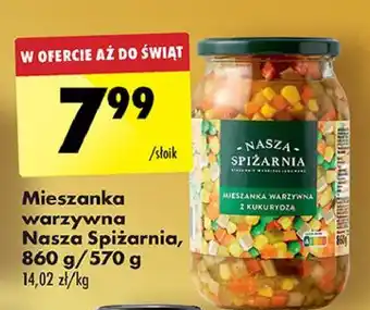 Biedronka Mieszanka warzywna z kukurydza Nasza Spiżarnia oferta