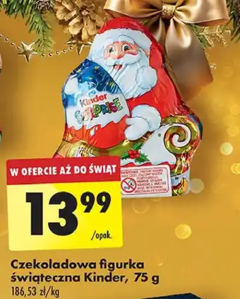 Biedronka Figurka mikołaj z niespodzianką Kinder Niespodzianka oferta